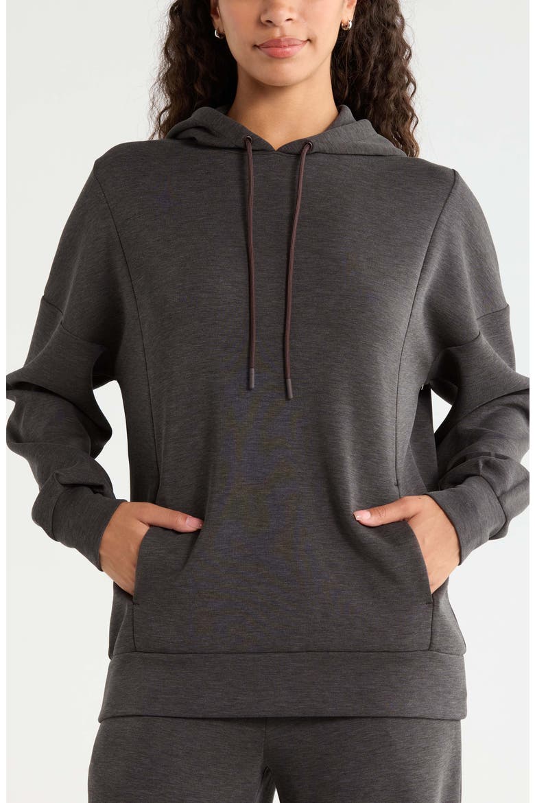 Soft Luxe Relaxed Hoodie, Alternate, color, BROWN MOLE HEATHER