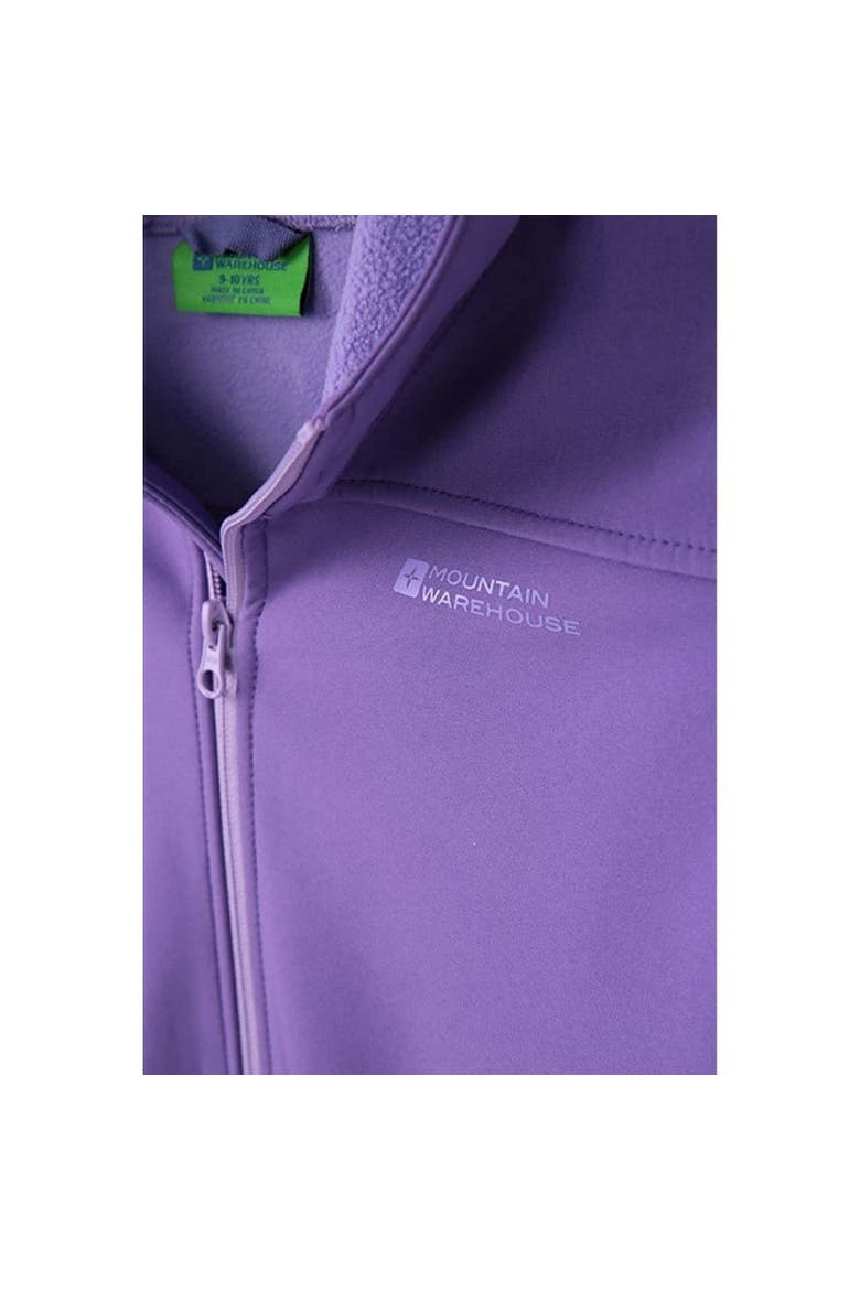 Childrens/Kids Exodus Water Resistant Soft Shell Jacket, Alternate, color, Purple