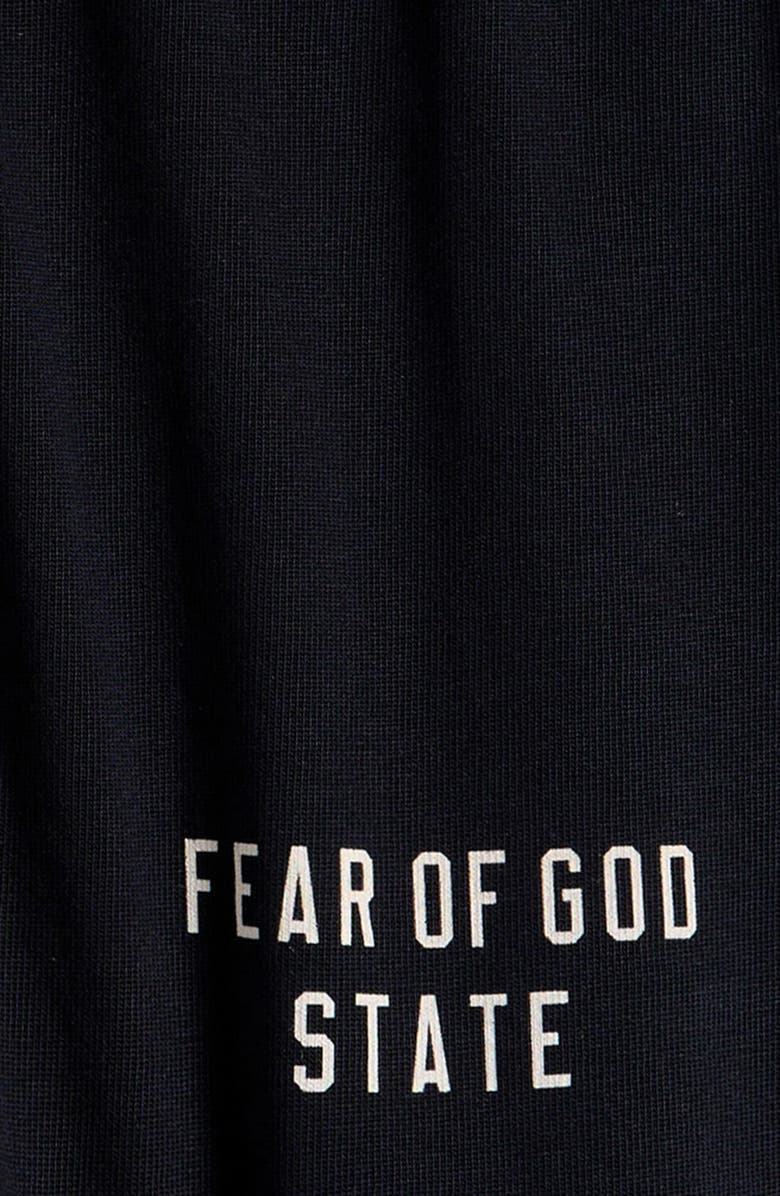 Fear of God Essentials Kids' Cotton Jersey Soccer Shorts, Alternate, color, 