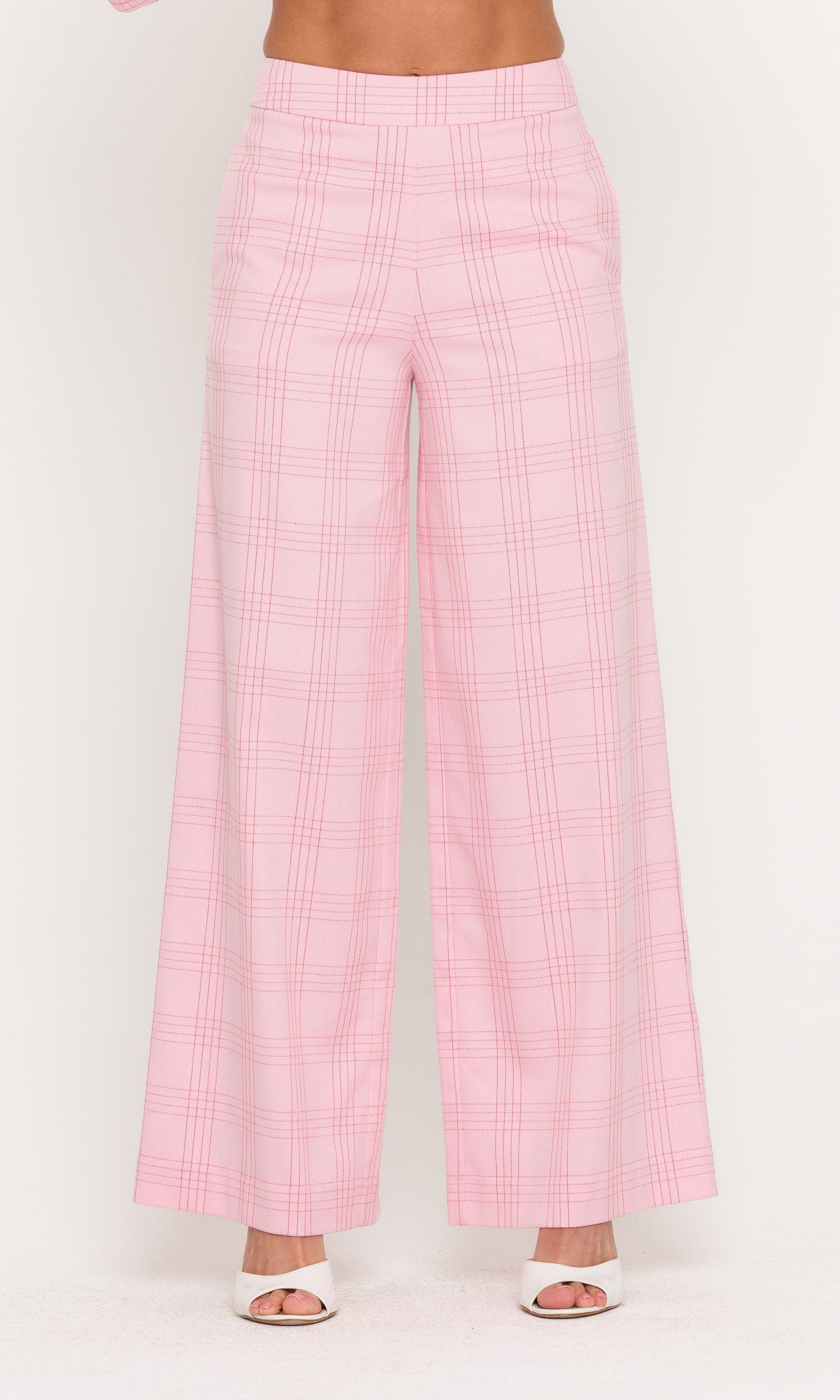 Magda Windowpane Suiting Pants - image 2
