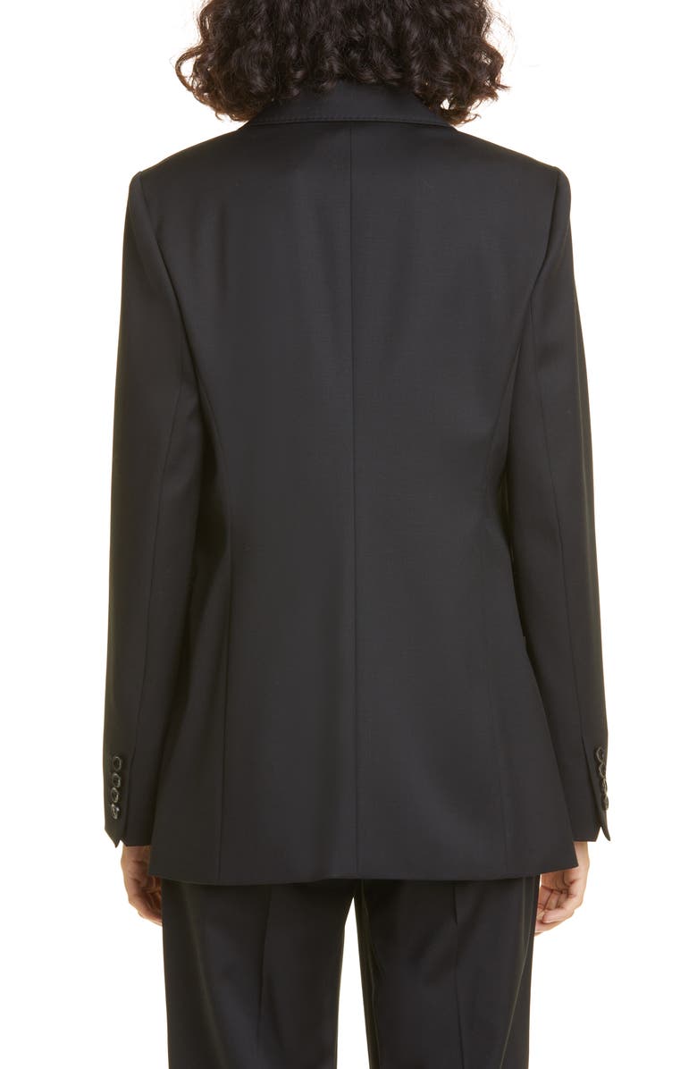 Max Mara Oppio Double Breasted Virgin Wool Jacket, Alternate, color, 