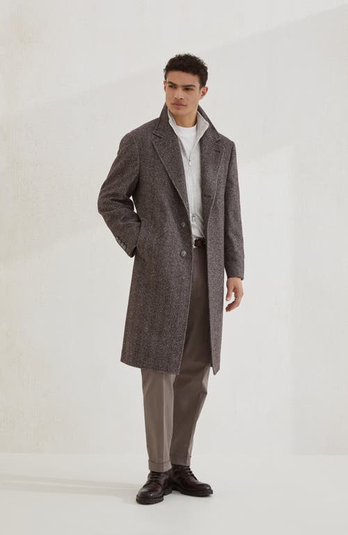 Brunello Cucinelli Comfort Gabardine Trousers In Gray