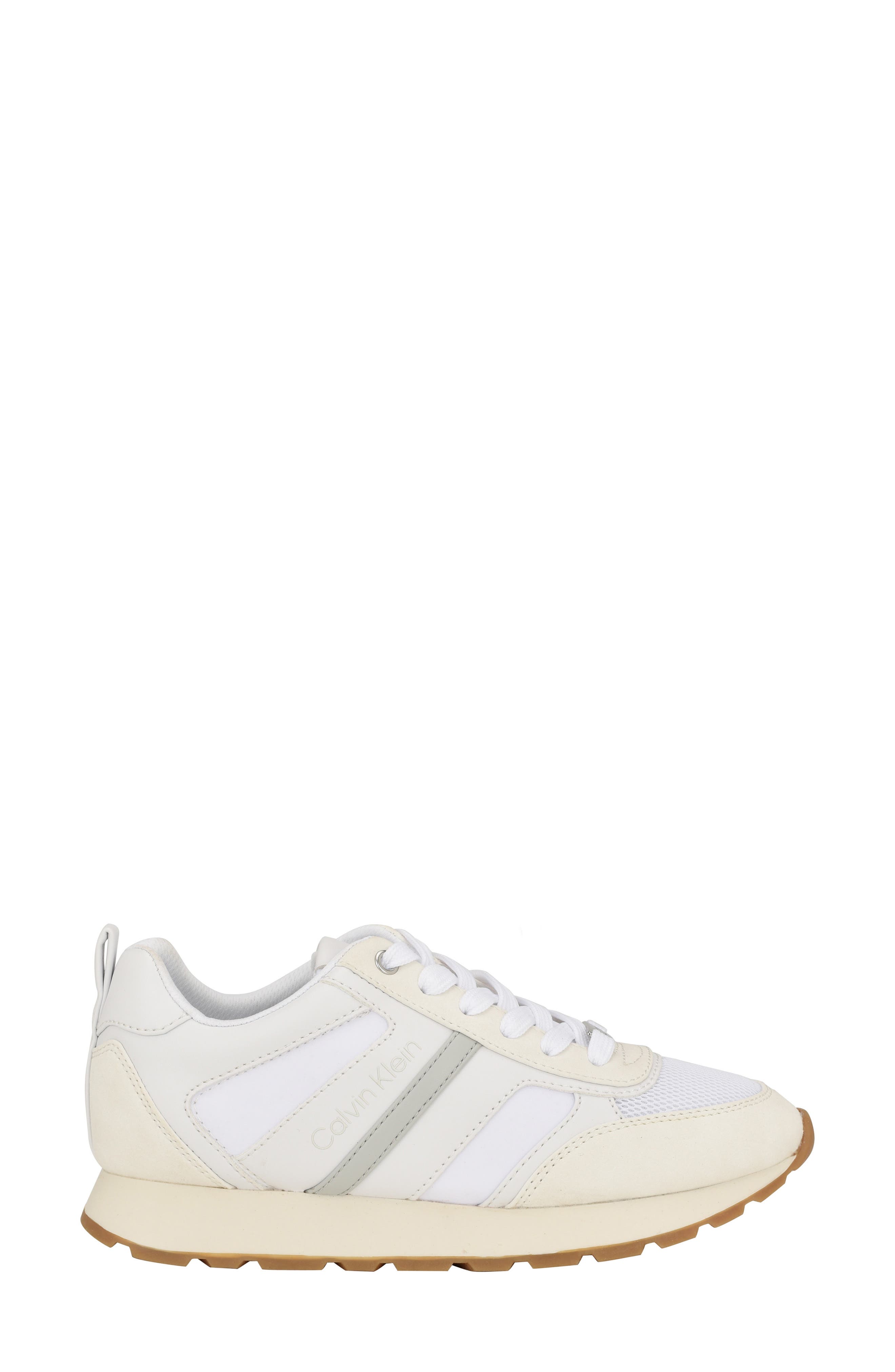 Calvin Klein Carlla Sneaker, Alternate, color, White