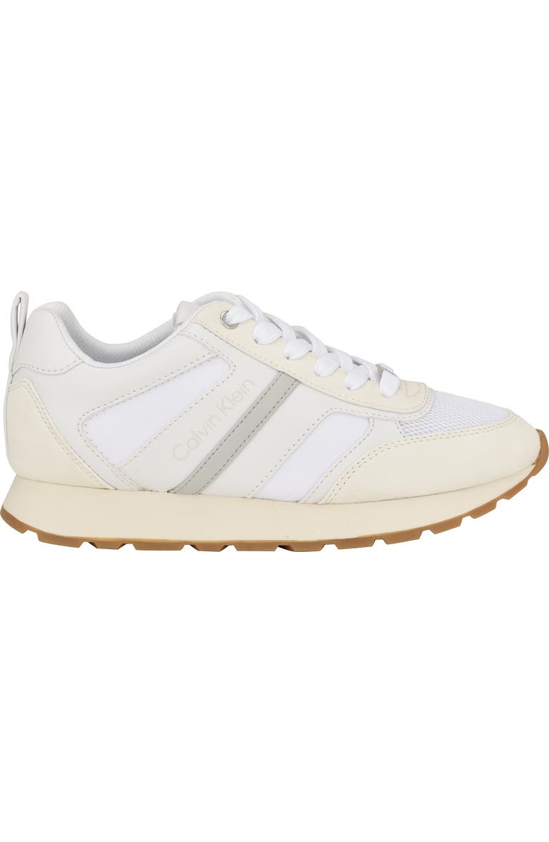 Calvin Klein Carlla Sneaker, Alternate, color, White