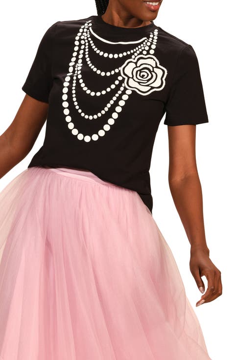 Trompe l'Oeil Necklace Graphic T-Shirt