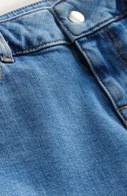 Mini Boden Kids' Wide Leg Jeans In Blue