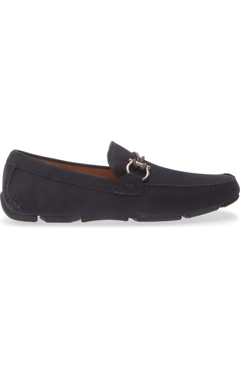 FERRAGAMO Front 4 Driving Loafer, Alternate, color, Navy Cioccolato Biscotto