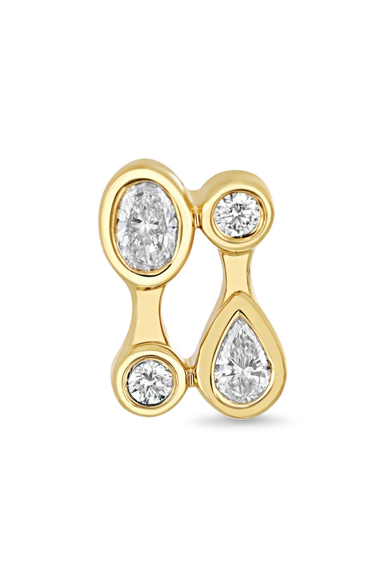 Monaco 18k Gold Diamond Stud Earrings, Alternate, color, 18K YELLOW GOLD