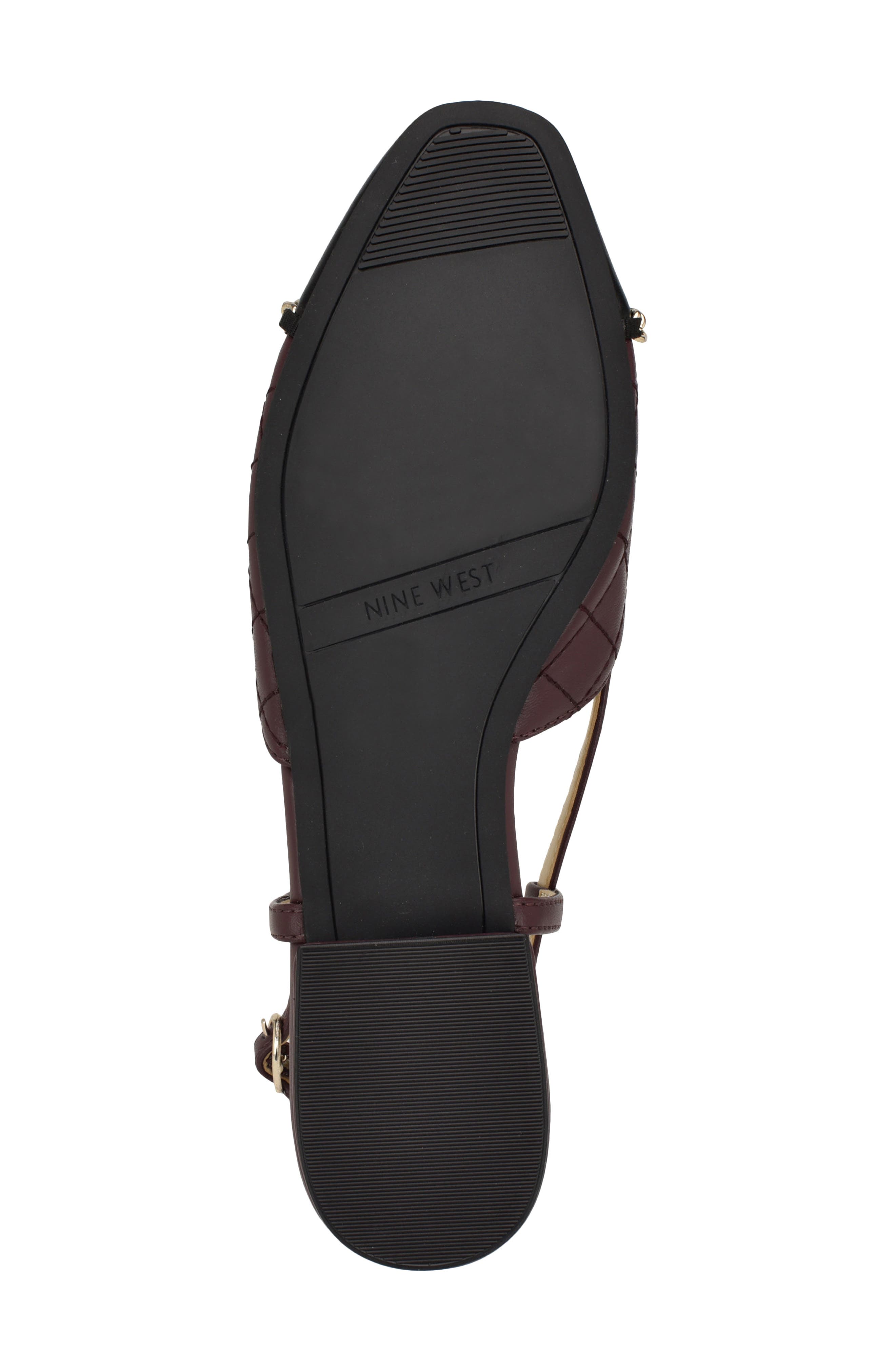 Charme Slingback Cap Toe Pump, Alternate, color, DARK RED