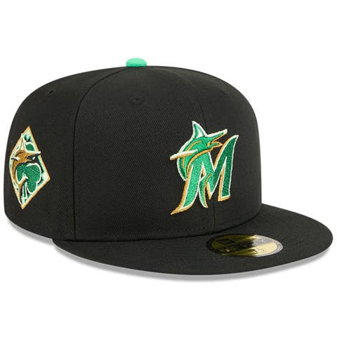 Men's New Era  Black Miami Marlins 2026 St. Patrick's Day 59FIFTY Fitted Hat