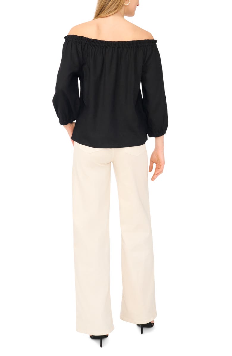 Vince Camuto Off the Shoulder Puff Sleeve Top, Alternate, color,