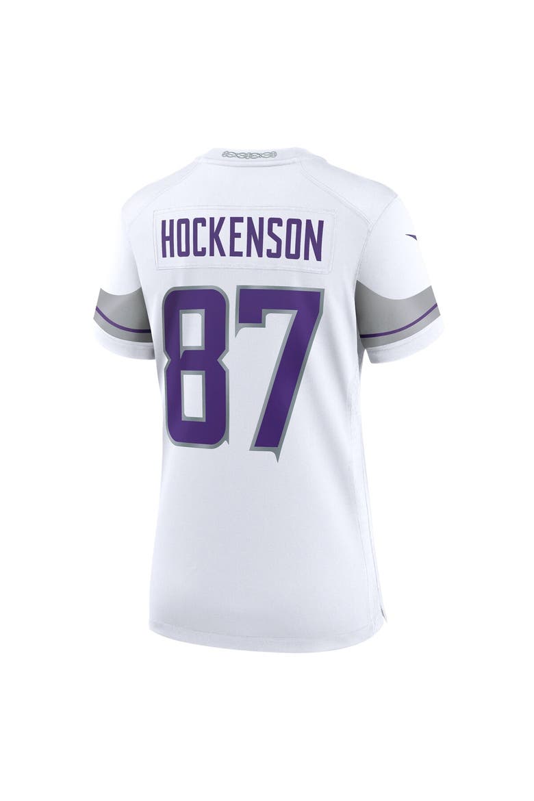 Women's Nike T.J. Hockenson White Minnesota Vikings Alternate Game Player Jersey, Alternate, color, White