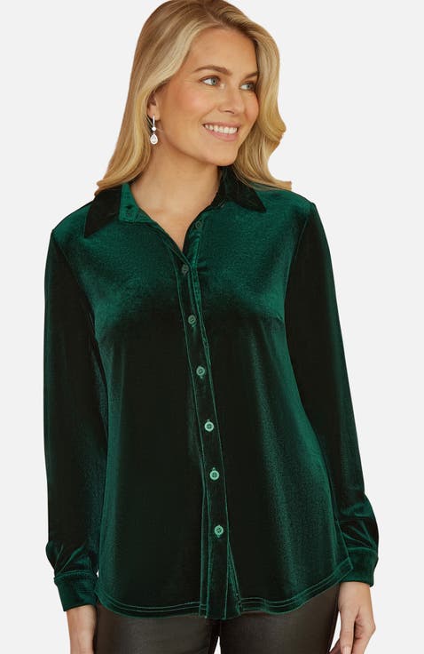 Velvet Relaxed Fit Shirt