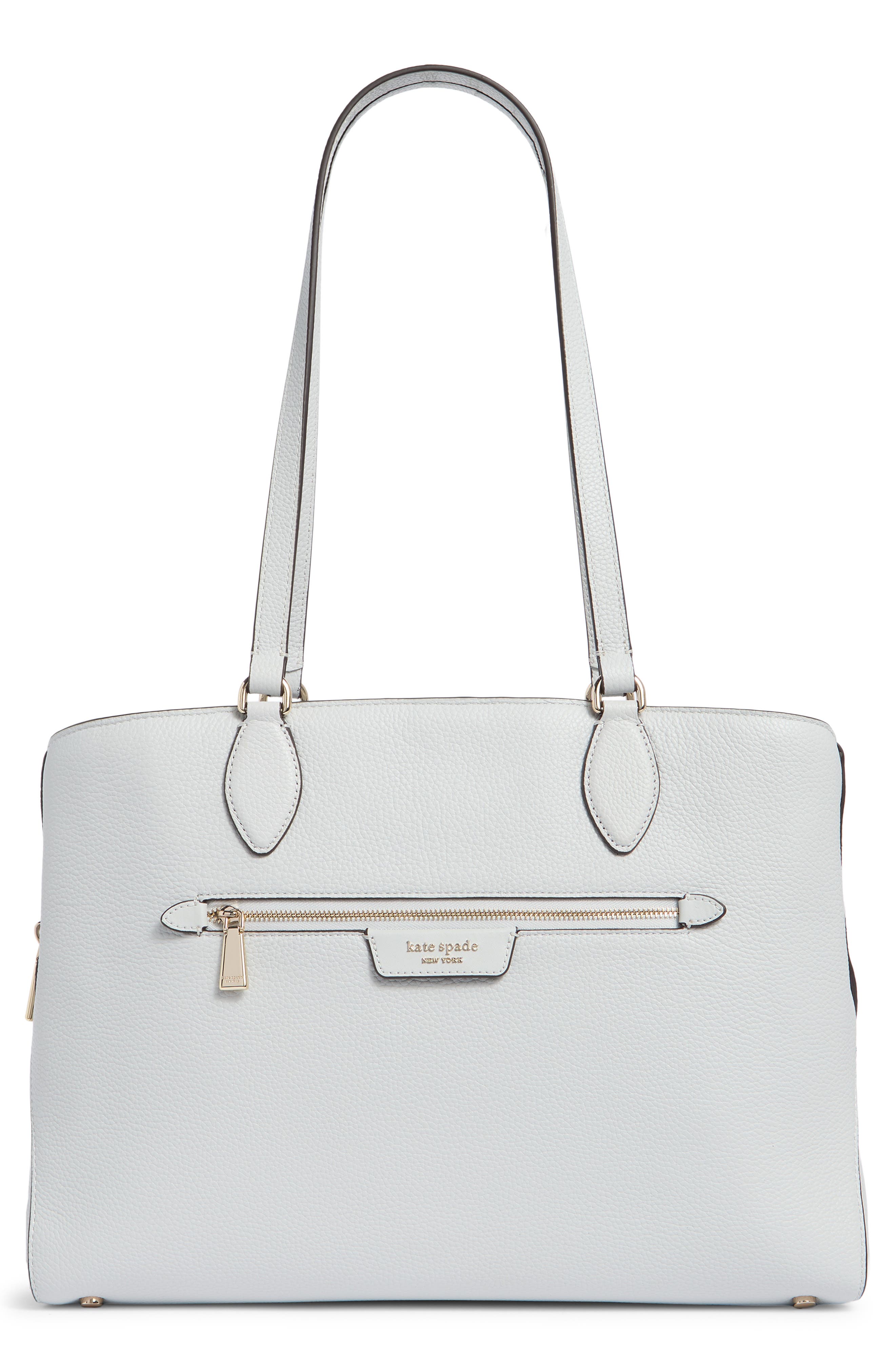 Kate Spade New York hudson pebble leather work tote
