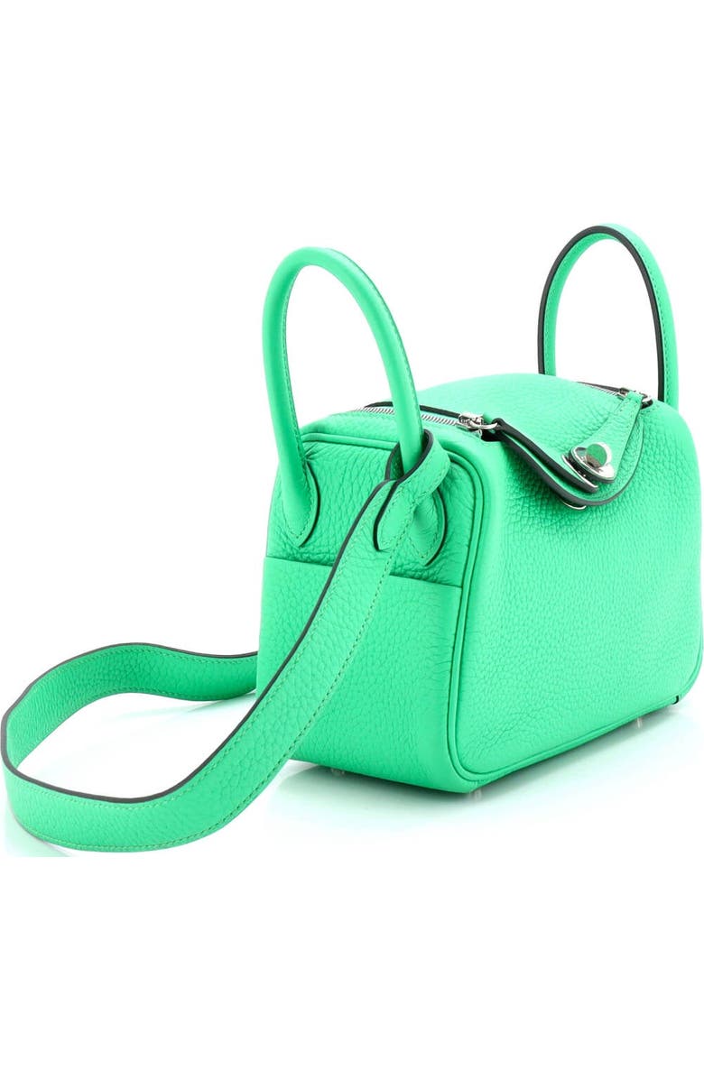 Pre-Owned Hermes Lindy Bag Clemence Mini, Alternate, color, Vert Comics