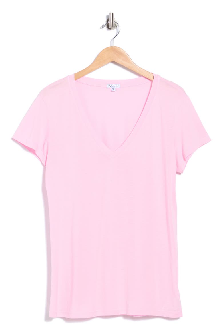 Kate V-Neck T-Shirt, Main, color, BLUSH