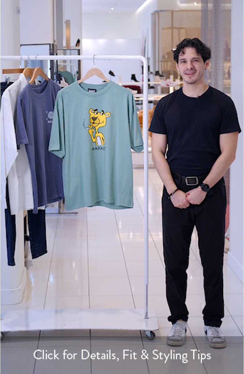 Yellow Panther Graphic T-Shirt, sales video thumbnail