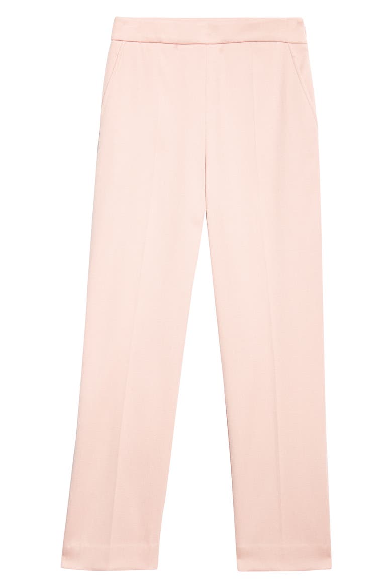 Emma Mélange Stretch Twill Crop Pants, Alternate, color, PINK