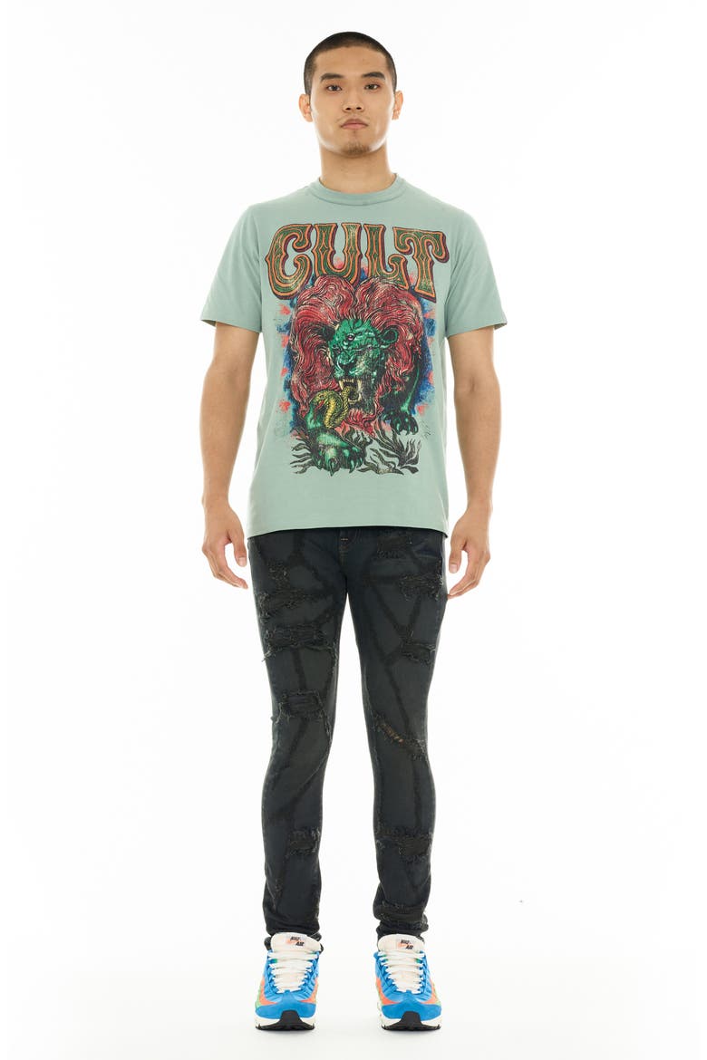 Cotton Graphic T-Shirt, Alternate, color, GRANITE GREEN