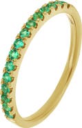 Bony Levy El Mar 18K Yellow Gold Emerald Band Ring