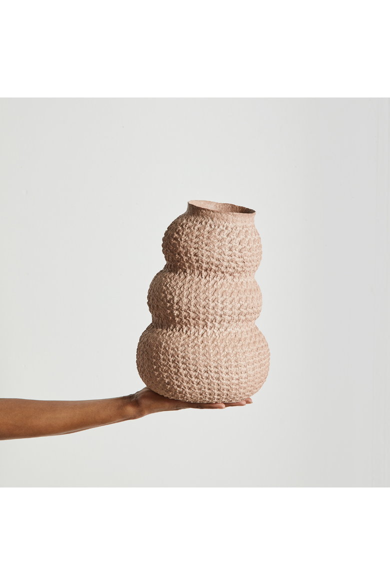 Urbi Tiered Papier Flower Vase, Alternate, color, Mista