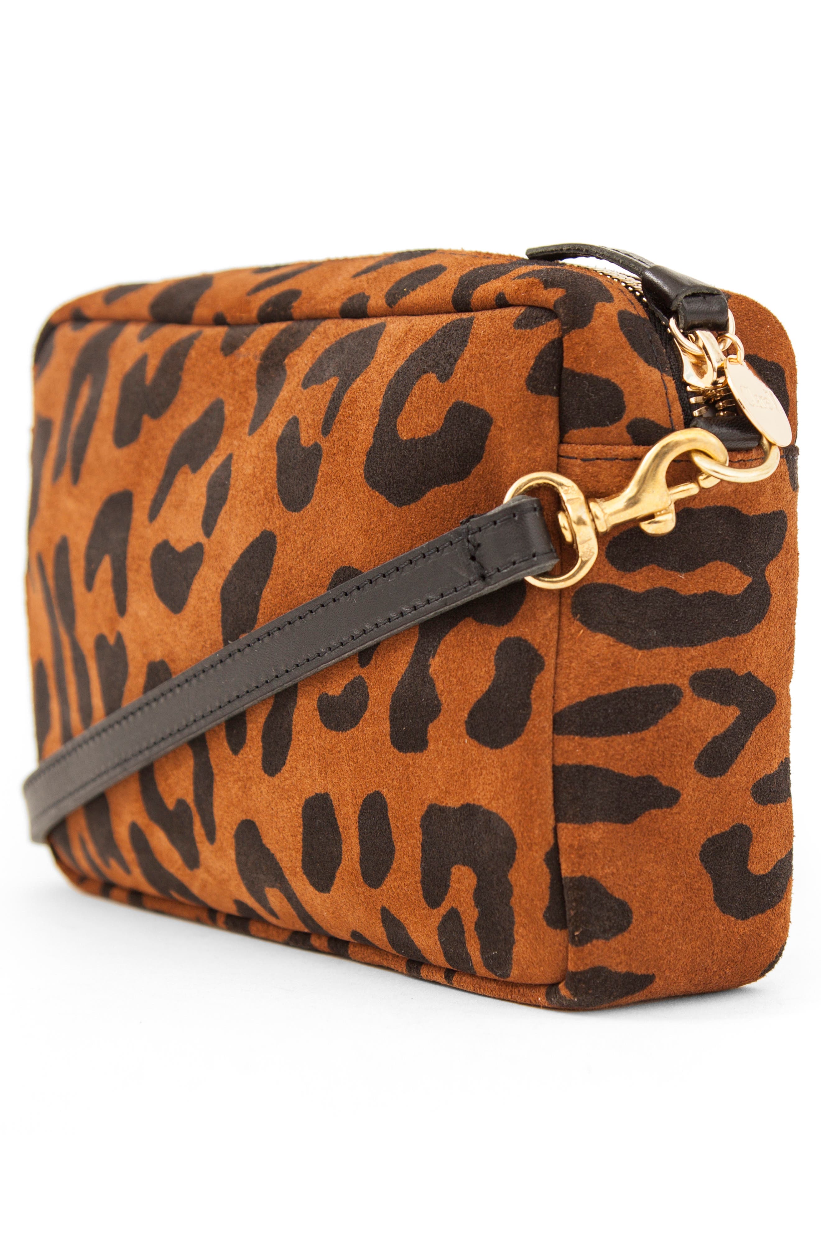 Midi Sac Suede Crossbody Bag, Alternate, color, COGNAC PABLO CAT SUEDE