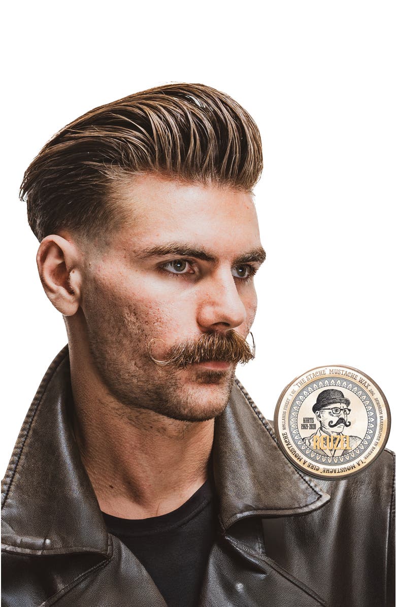 REUZEL Bourbon Sidecar Mustache Wax, Alternate, color, NO COLOR