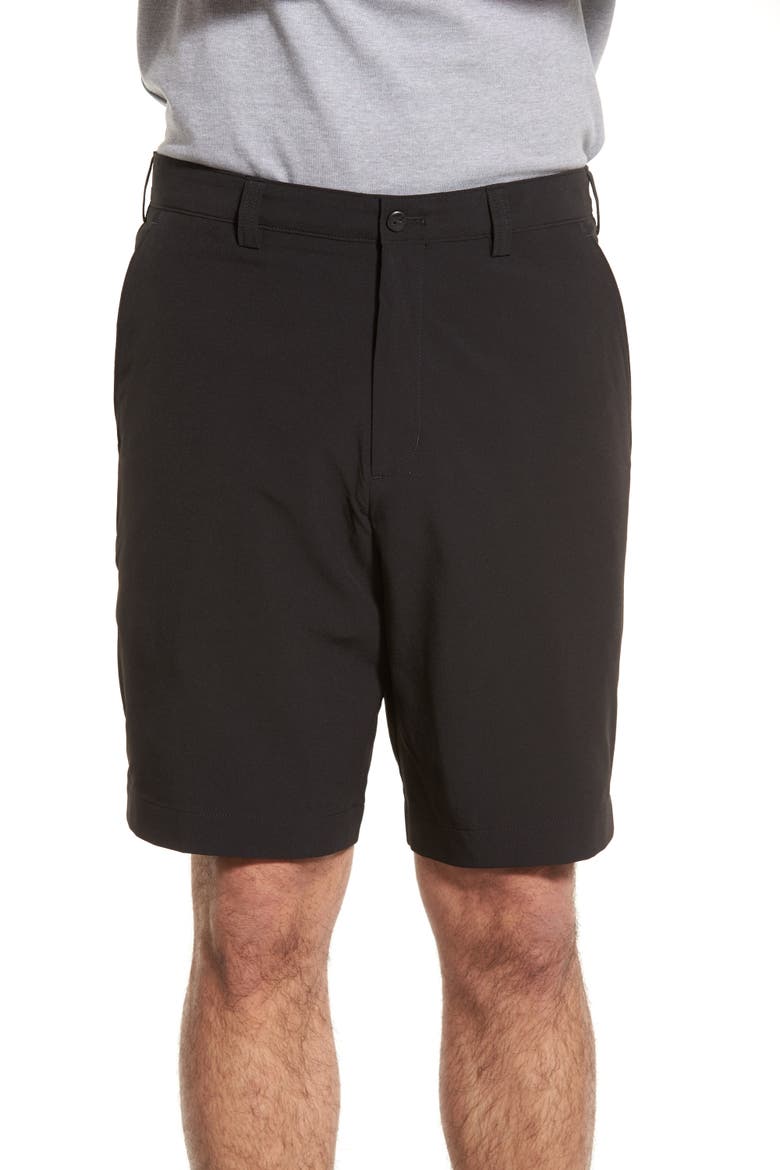 'Bainbridge' DryTec Shorts, Alternate, color, BLACK