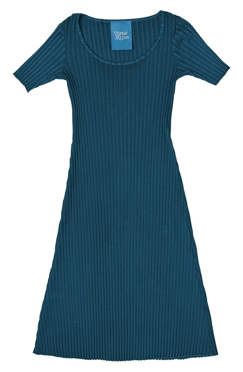 Simon Miller RIB by Simon Miller Andros Ribbed Body-Con Midi Dress, Alternate, color, 