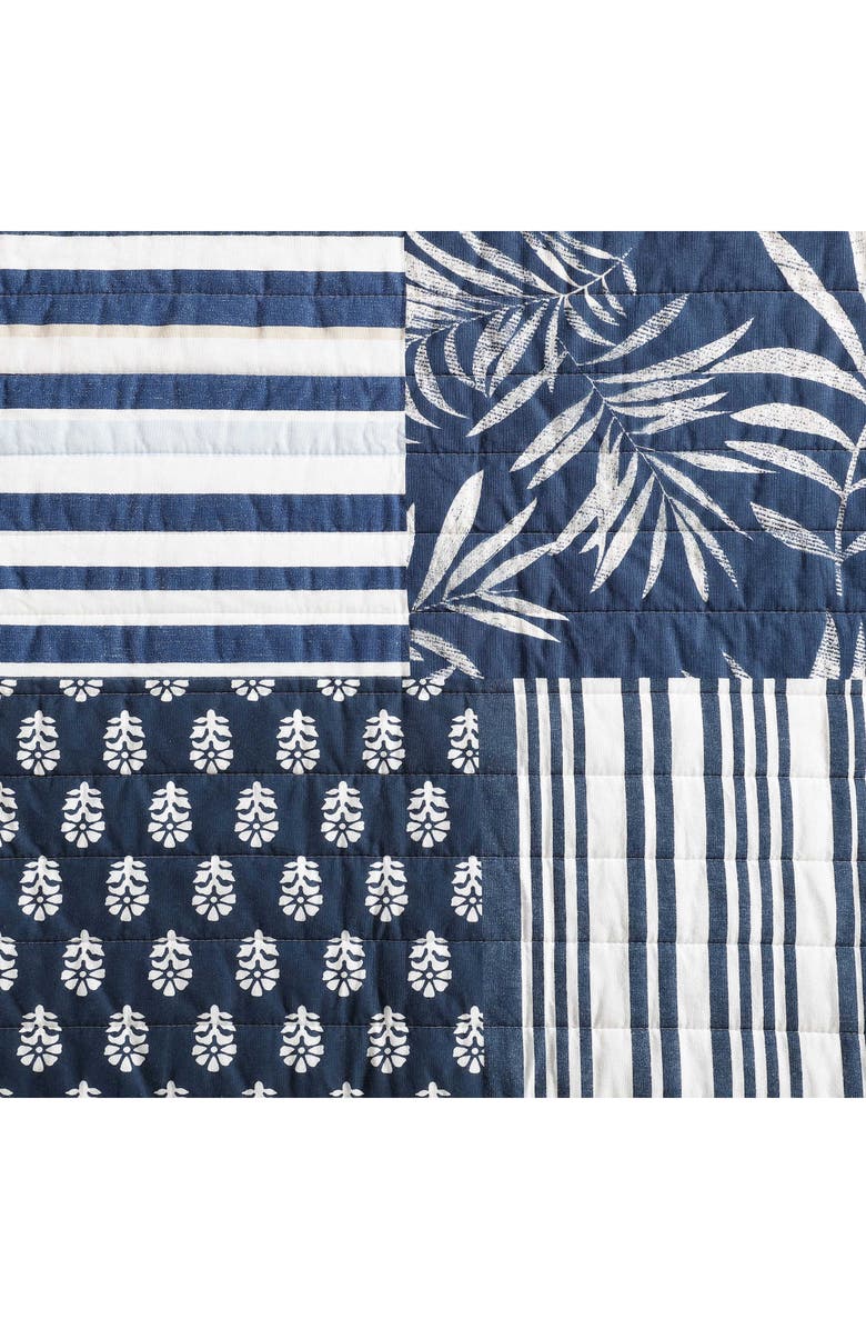 Nautica Avalon Patchwork Twin Quilt Set, Alternate, color, Navy
