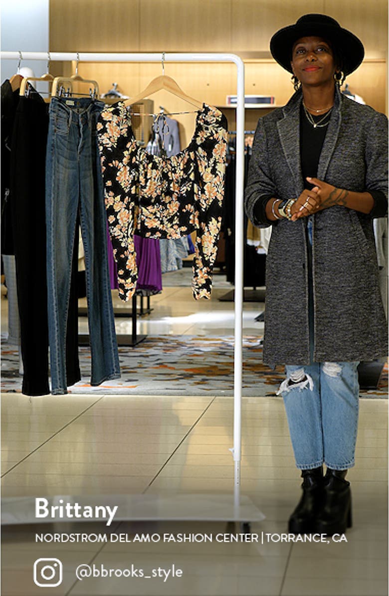 Hilary Print Keyhole Neck Top, sales video thumbnail