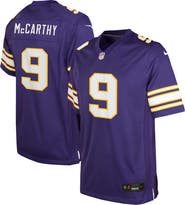 Nike Youth Nike J.J. McCarthy Purple Minnesota Vikings Classic Alternate Player Game Jersey