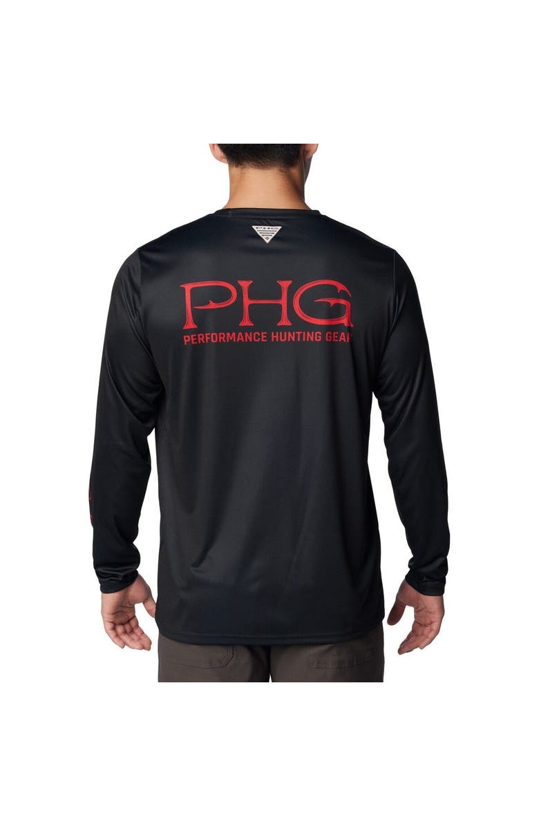 Columbia Men's Columbia Black Georgia Bulldogs Terminal Shot Omni-Shade Long Sleeve T-Shirt, Alternate, color, 