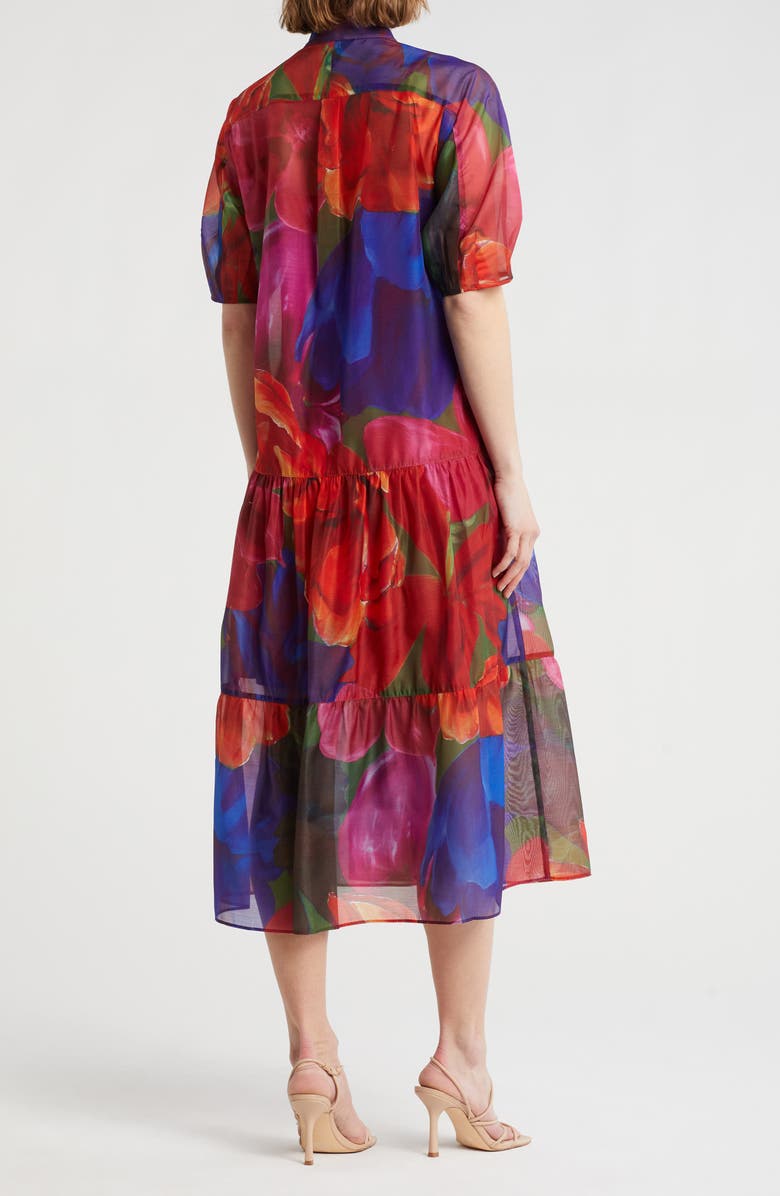 Ted Baker London Miru Organza Tropical Bloom Dress, Alternate, color, 
