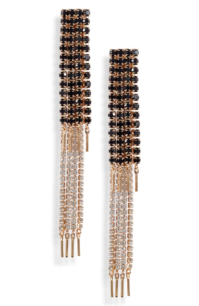 Open Edit Sparkle Duster Earrings, Main, color, 