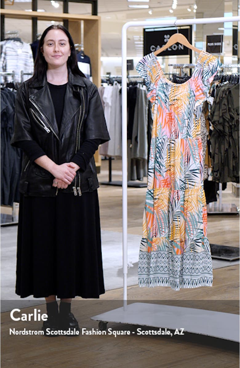 Eloise Flutter Sleeve Smocked Detail Sundress, sales video thumbnail