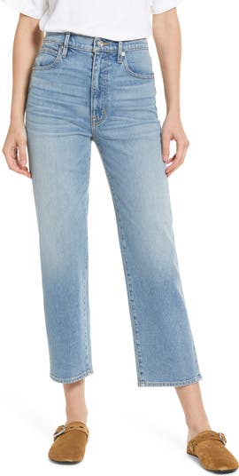 SLVRLAKE outlet Denim London Crop in Campfire Blues High Rise Straight Size 24 New Z2