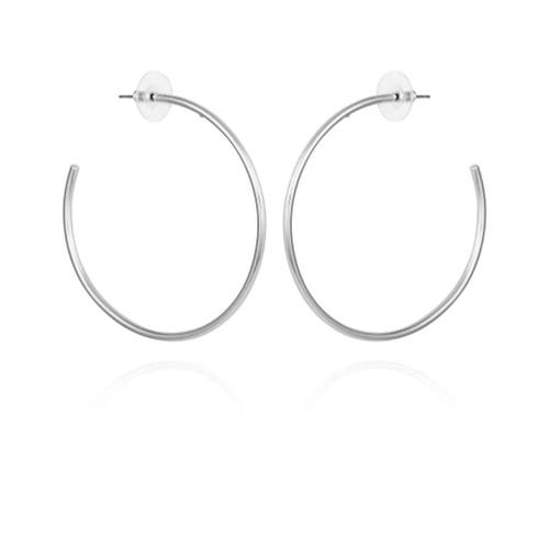 Vince Camuto Extra Large Open Hoop Earrings In Neutral