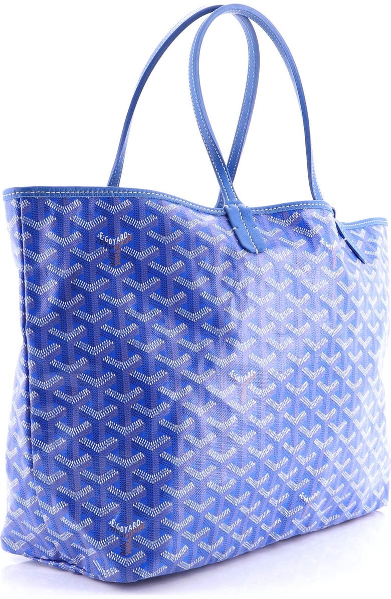 Pre-Owned Goyard Saint Louis Tote Coated Canvas PM, Alternate, color, Blue