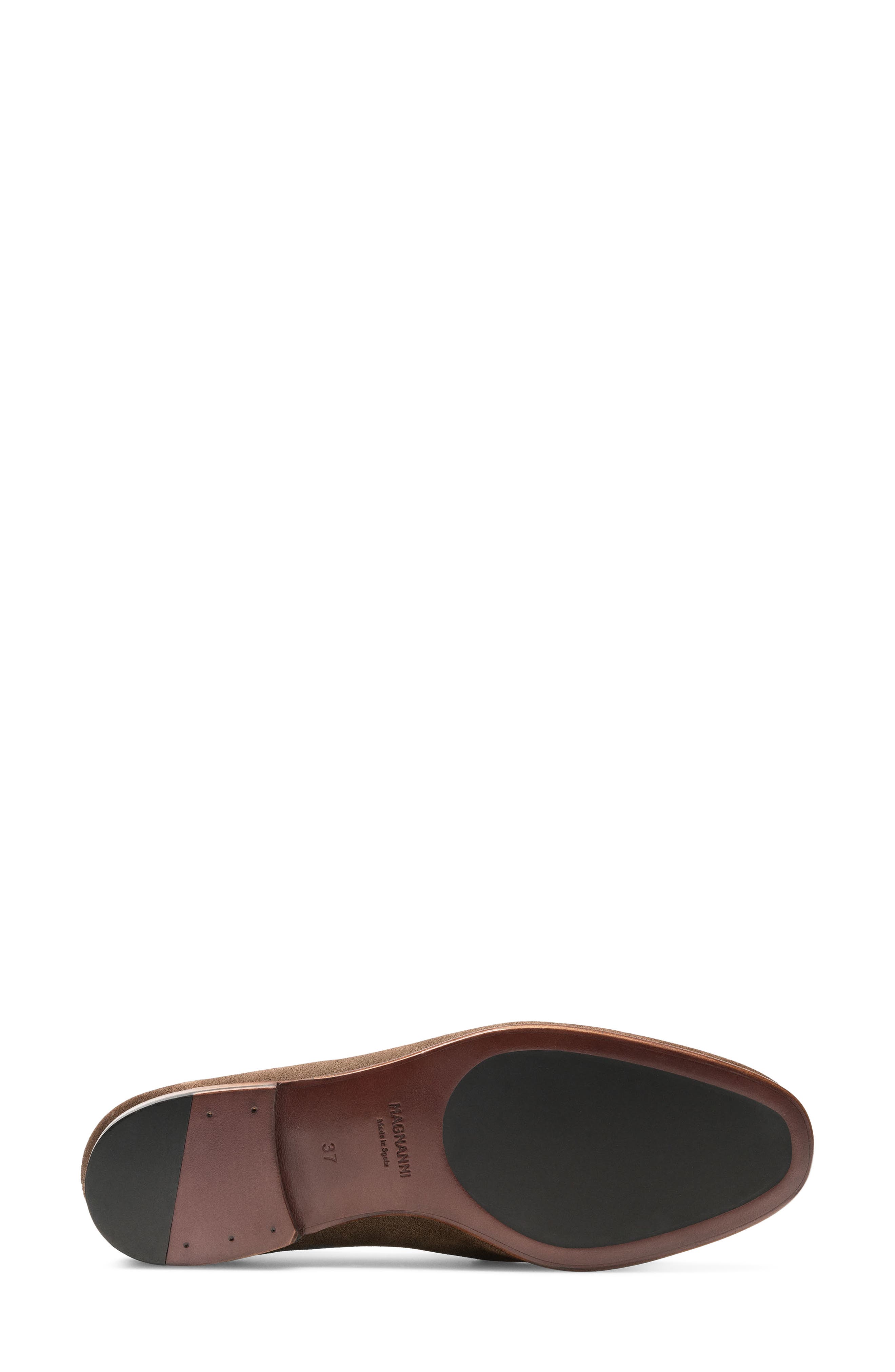 Carmen Croc Embossed Leather Loafer, Alternate, color, TAUPE