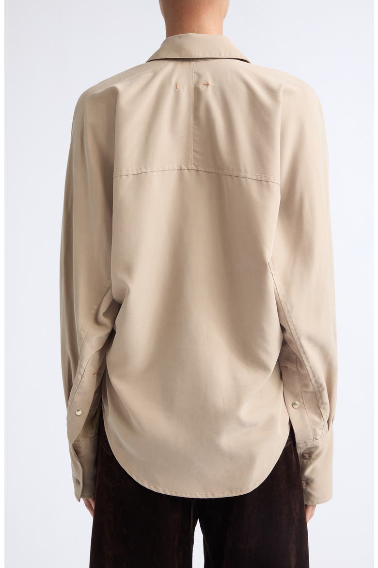 Ridge Long Sleeve Shirt, Alternate, color, FAWN