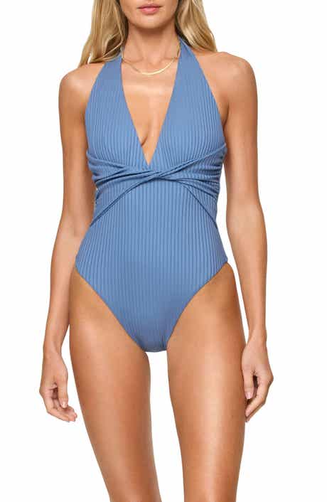 LSPACE Coast to Coast Halter One-Piece Swimsuit