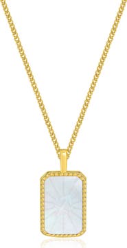 LA MENO Zodiac Double Sided Pendant Necklace