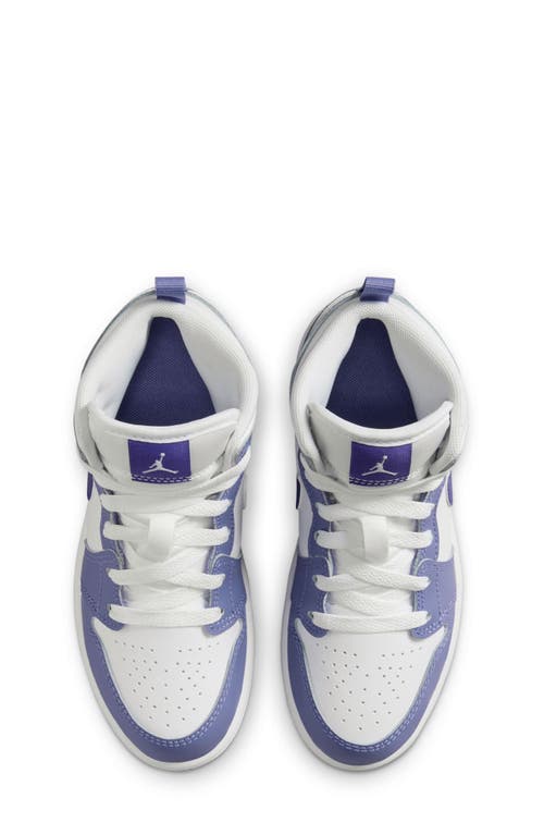 Nike Kids' Air Jordan 1 Mid Sneaker In Purple