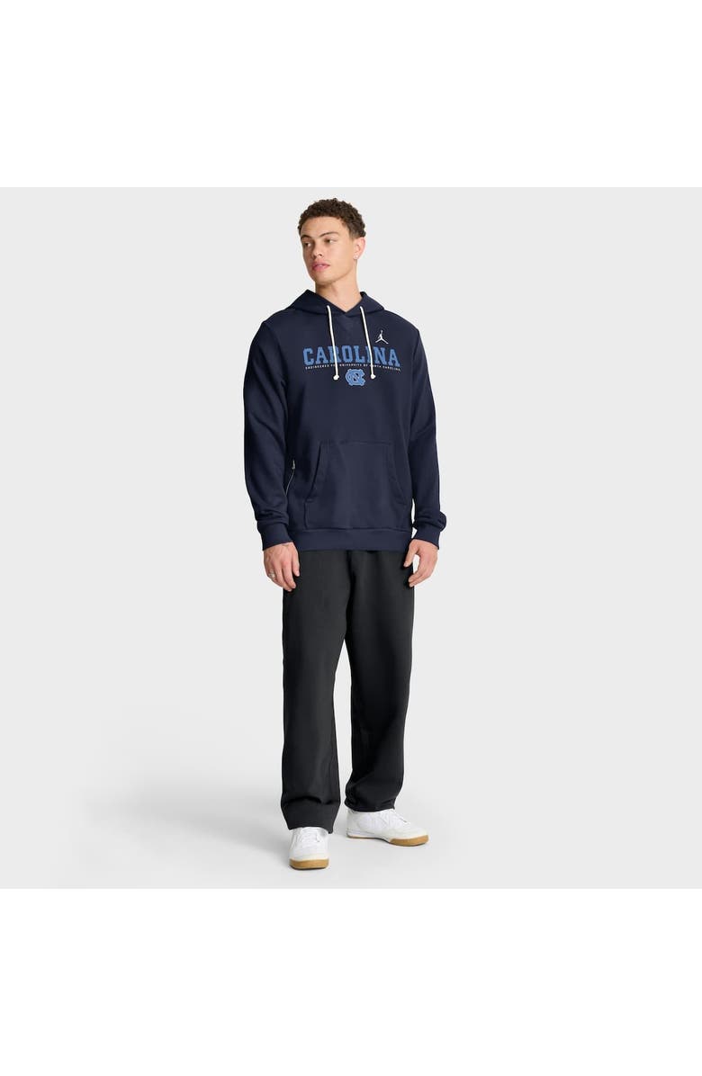 Jordan Brand Men's Jordan Brand Navy North Carolina Tar Heels 2025 Sideline Standard Issue Dri-FIT Hoodie, Alternate, color, Navy