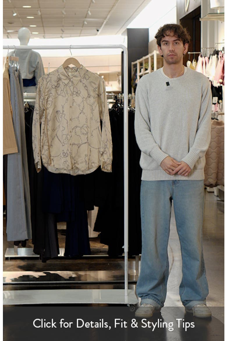 Tyler Long Sleeve Silk Button-Up Shirt video