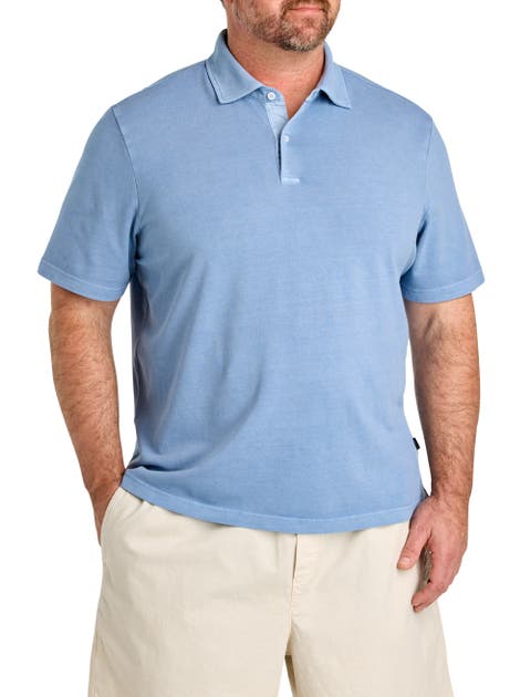 Big & Tall Lived-In Piqué Polo Shirt