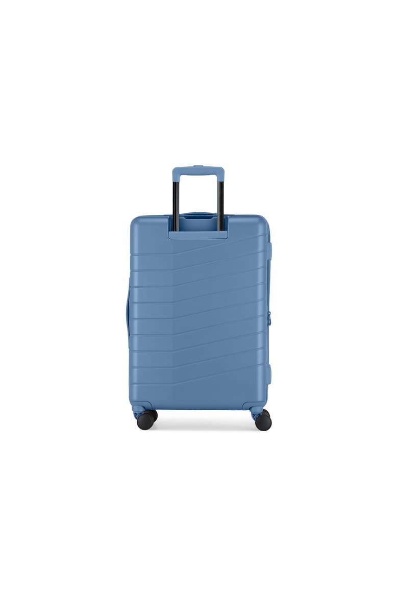 Munich Hardside Medium Luggage with Expansion, Alternate, color, Blue
