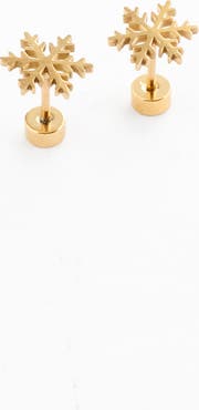 Pip Pop Snowflake Stud Earrings