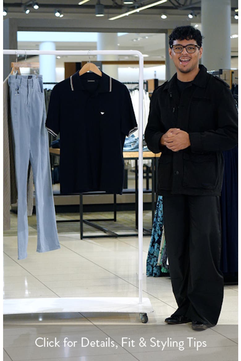 Tipped Cotton Polo Shirt video